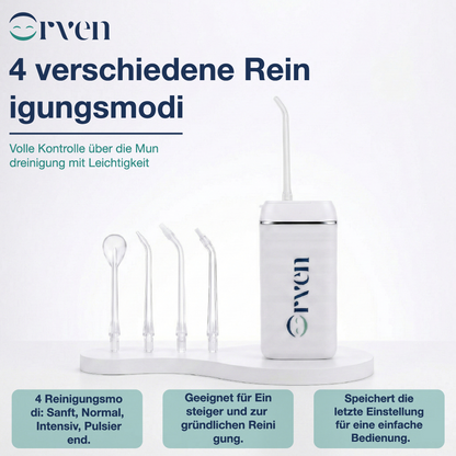 Orven Munddusche Professionelle Tiefenreinigung in nur 90 Sekunden